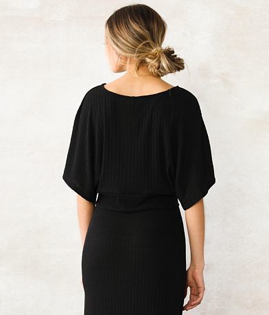 Willow &amp; Root Ribbed Top back view