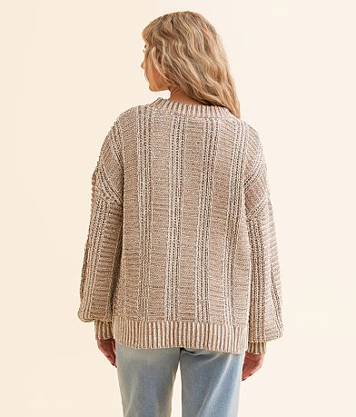 New In Chenille Sweater back view