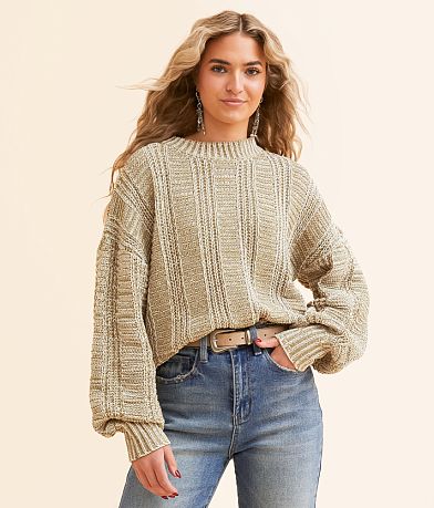 New In Chenille Sweater front view