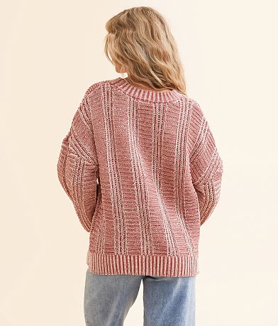 New In Chenille Sweater back view
