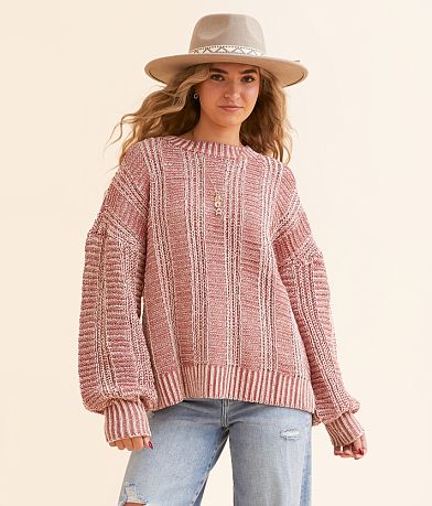 New In Chenille Sweater front view