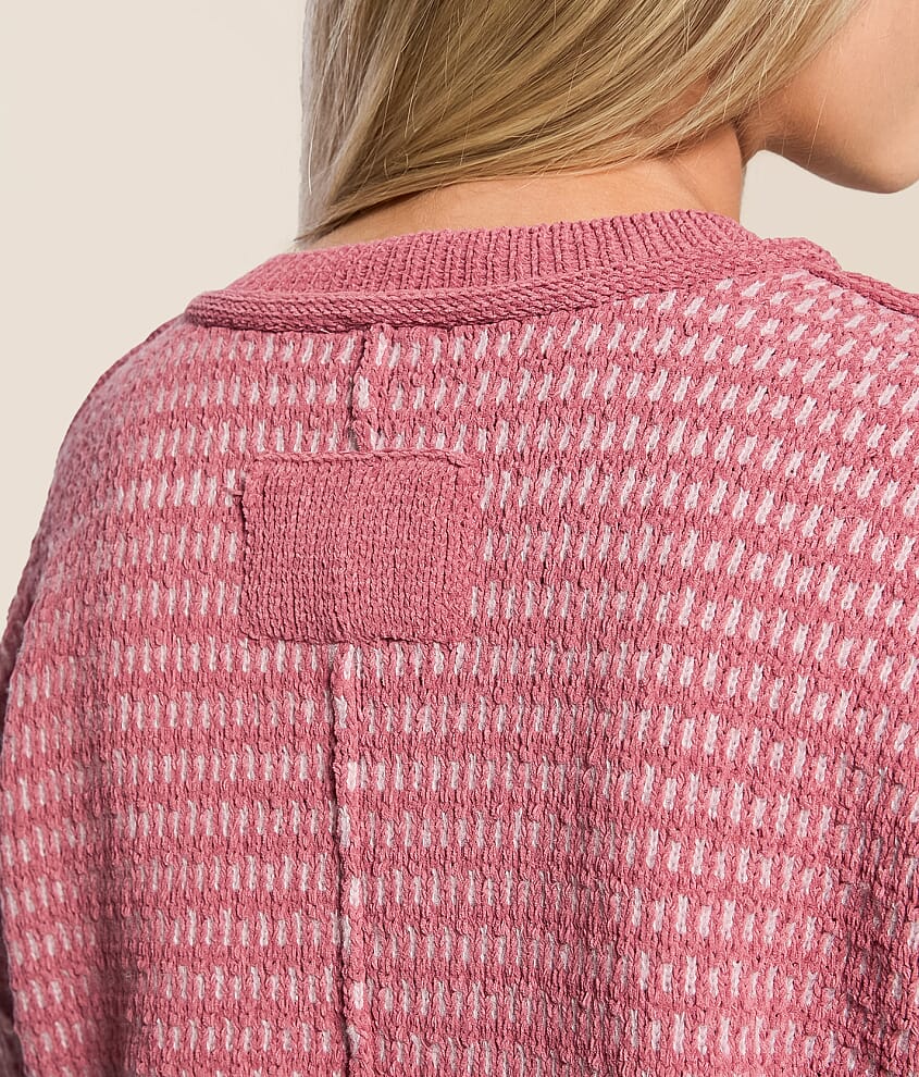 Textured Chenille Sweater - thumbnail 6