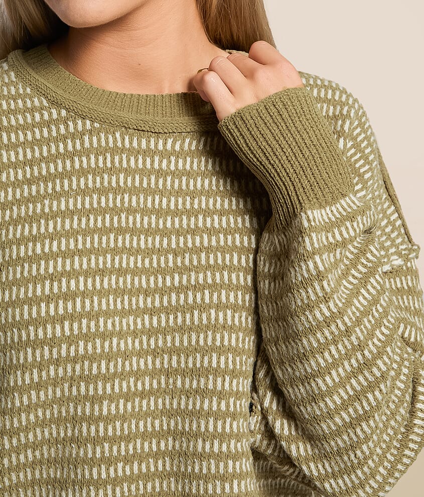 Textured Chenille Sweater - thumbnail 9