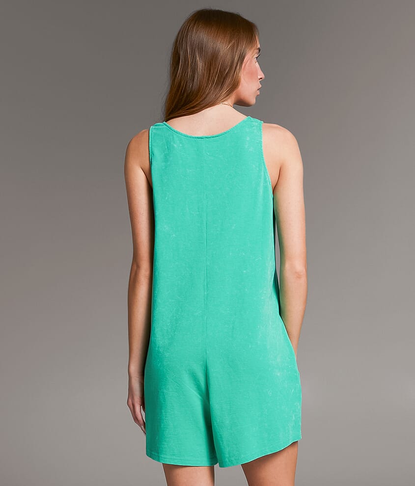 Washed Knit Romper - thumbnail 7
