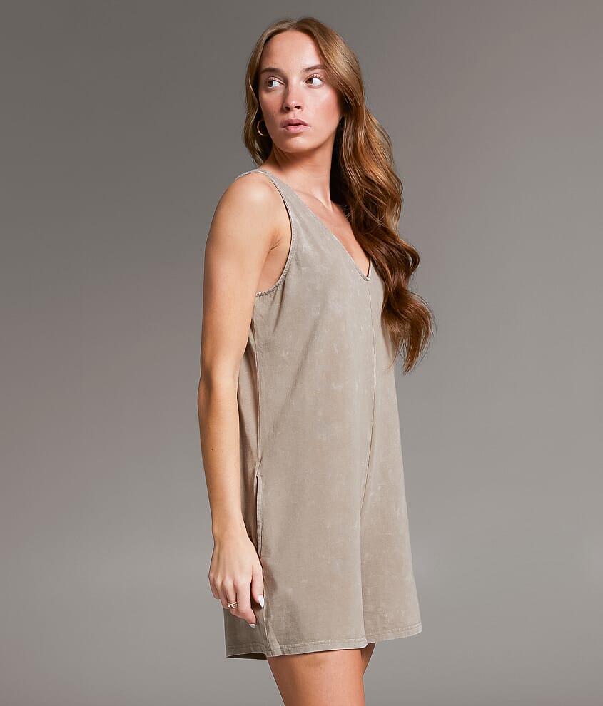 Washed Knit Romper - thumbnail 2