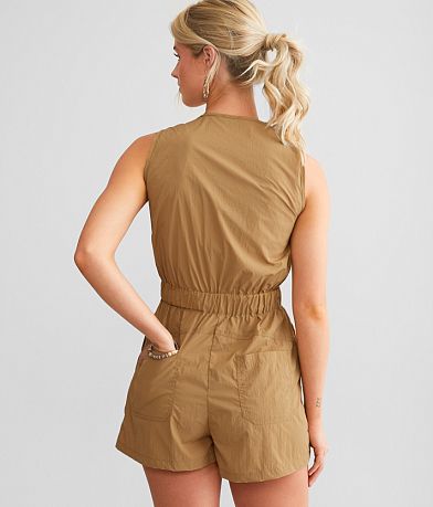 Very J Nylon Romper BACK
