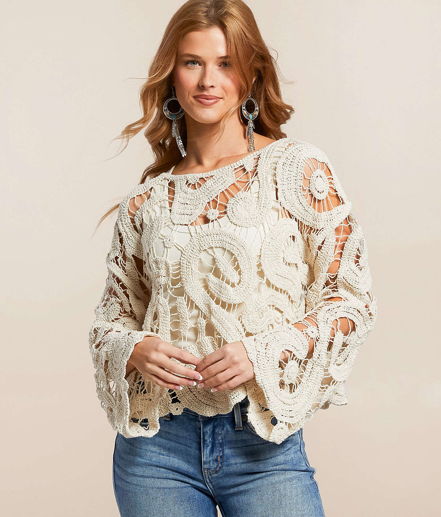 トップス Scallop Cut Knitted Pullover Mame Kurogouchi(マメ) Scallop Cut Knitted Pullover