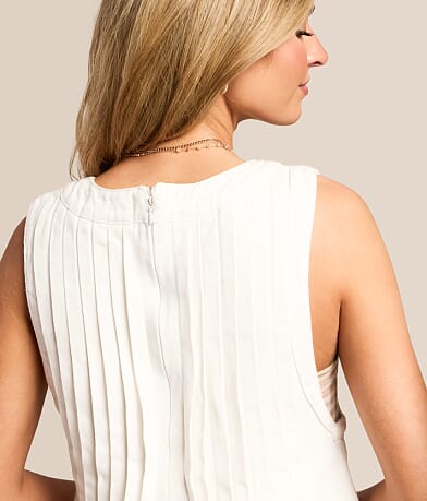 Front Tie Denim Romper thumbnail 5