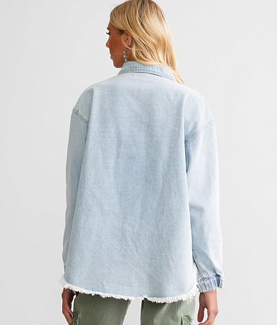 Veveret Embellished Denim Jacket BACK