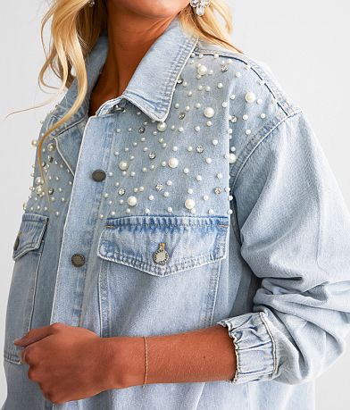 Veveret Embellished Denim Jacket MISC_DETAIL_1