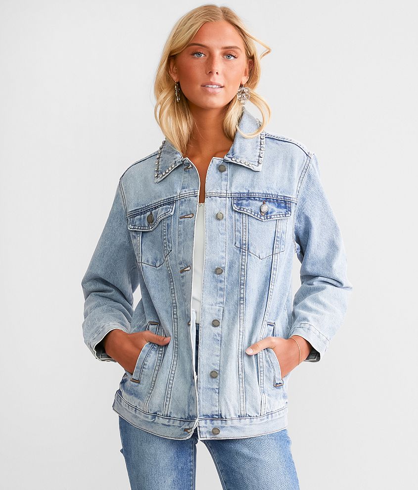 Rhinestone Denim Jacket