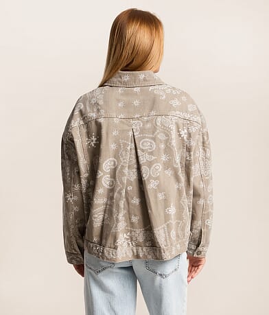 Paisley Denim Jacket thumbnail 3