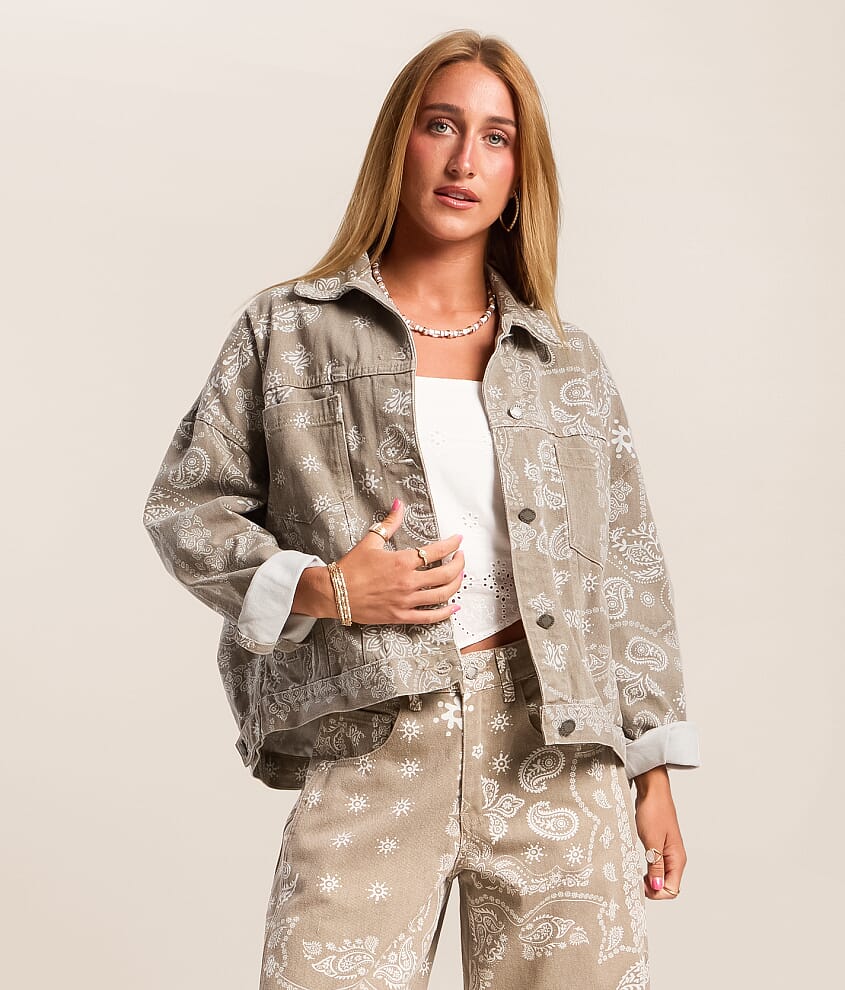 Paisley Denim Jacket
