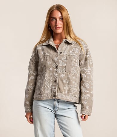 Paisley Denim Jacket thumbnail 2