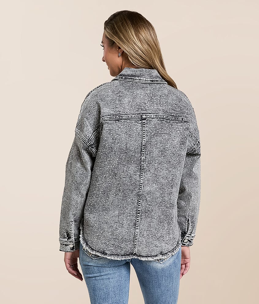 Rhinestone Denim Jacket