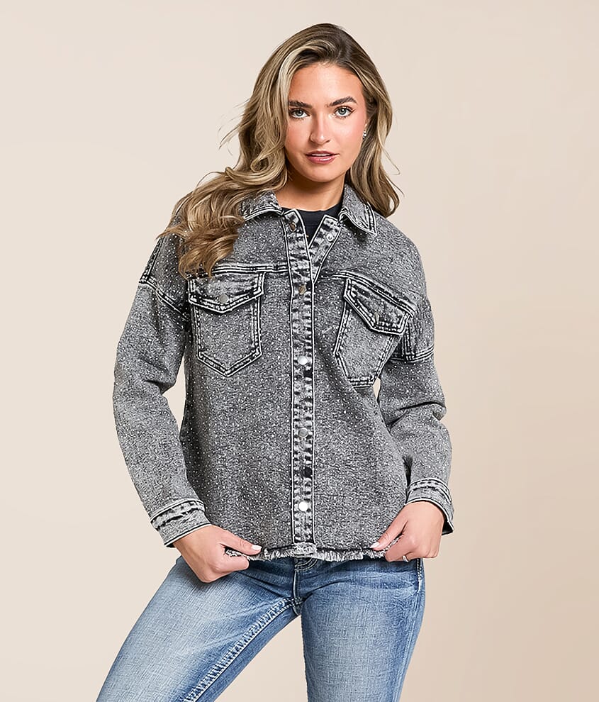 Rhinestone Denim Jacket
