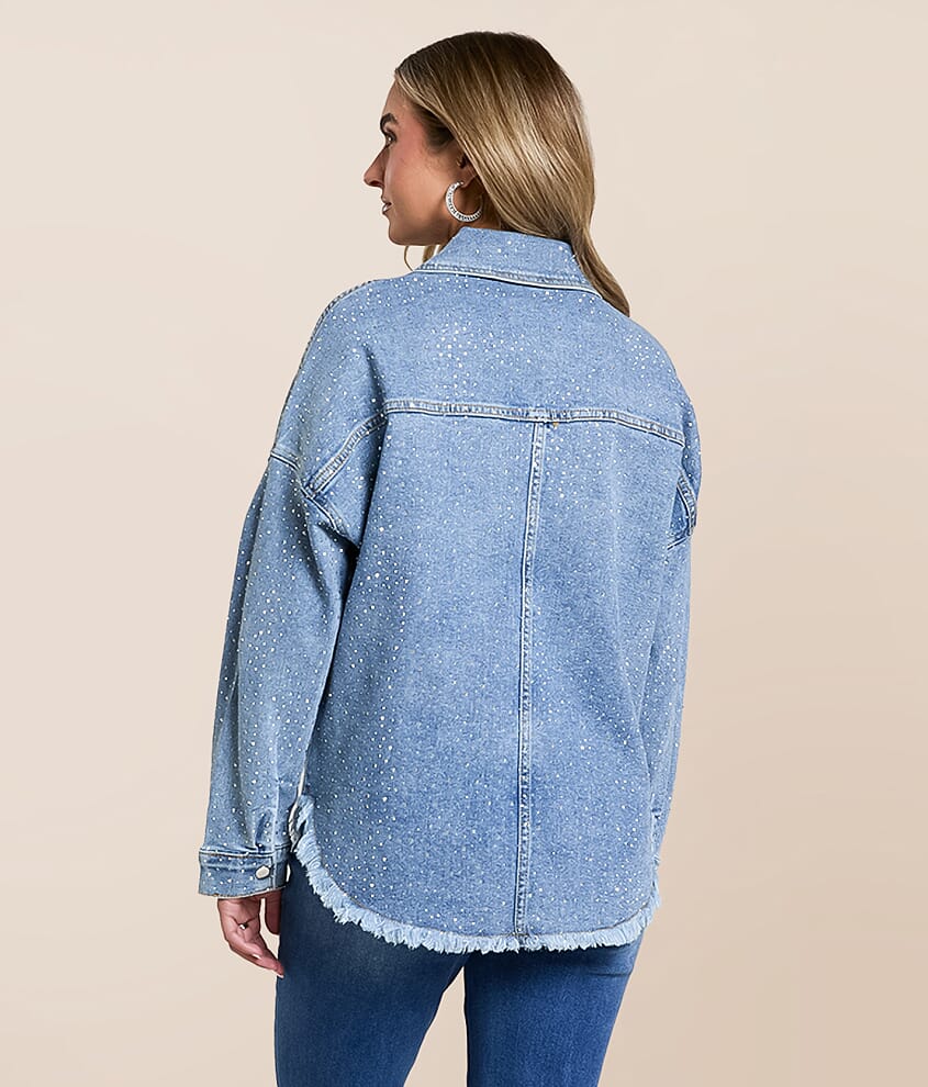 Rhinestone Denim Jacket