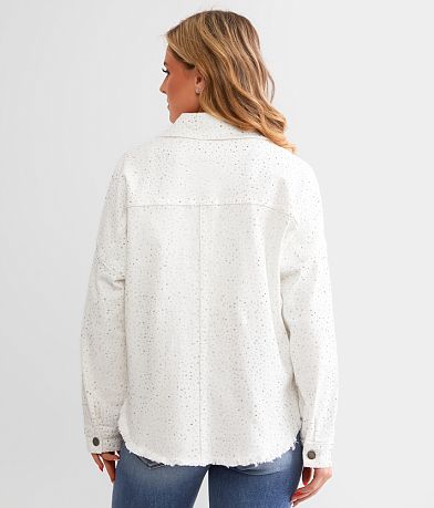 Veveret Rhinestone Denim Jacket BACK