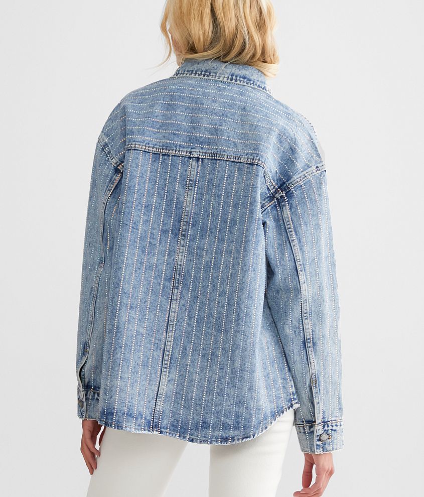 Bling Denim Shacket - thumbnail 7