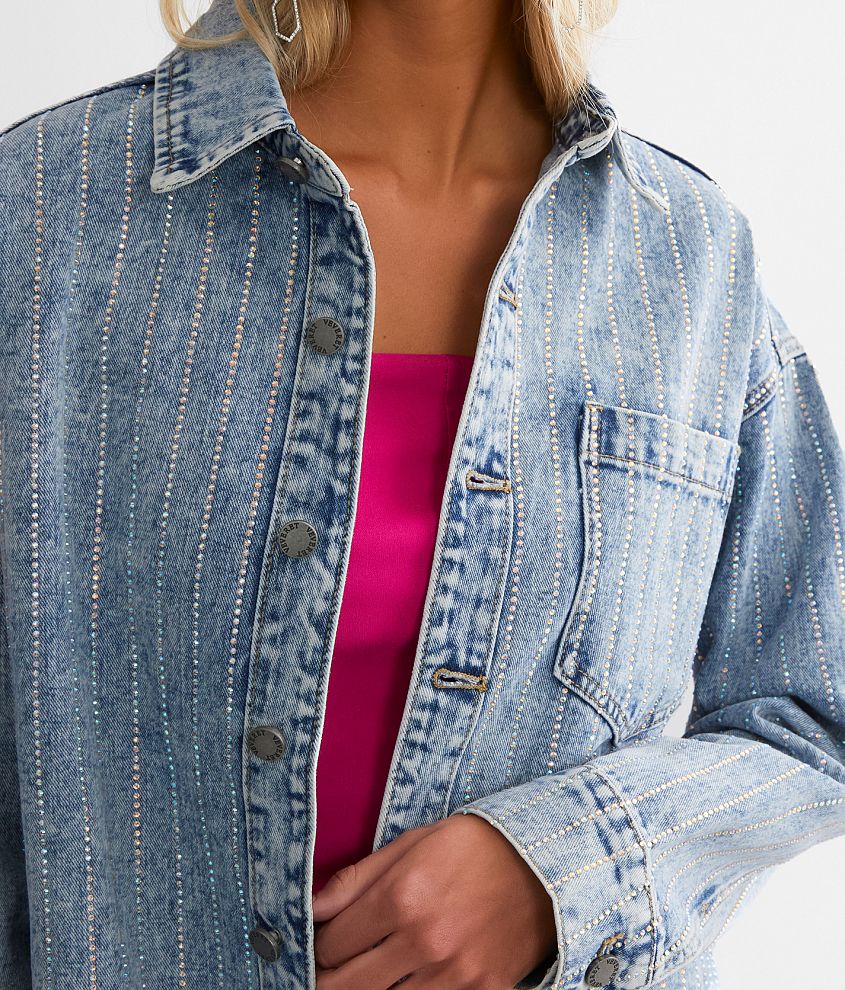 Bling Denim Shacket - thumbnail 8