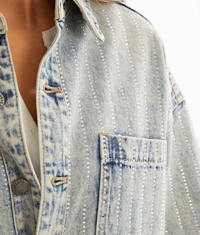 Veveret Bling Denim Shacket MISC_DETAIL_2