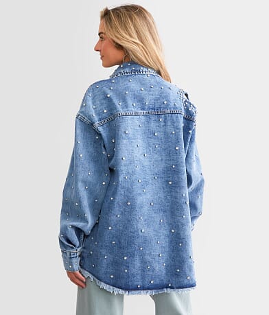 Rhinestone Denim Jacket thumbnail 3