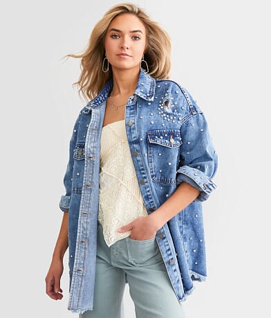 Rhinestone Denim Jacket thumbnail 2