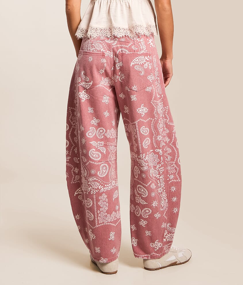 Paisley Barrel Pant - thumbnail 4