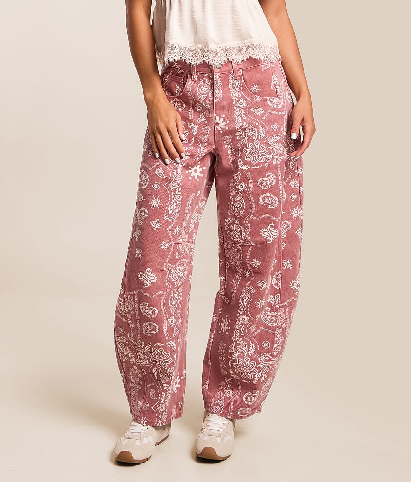 Paisley Barrel Pant - thumbnail 2