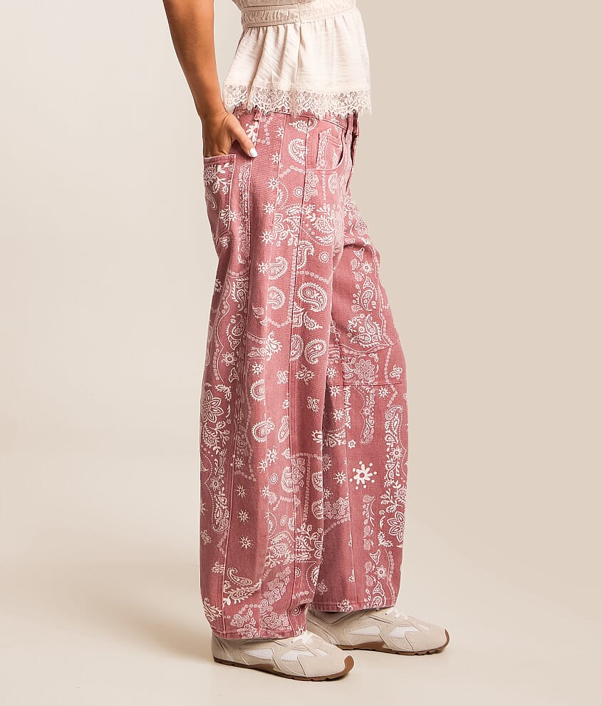Paisley Barrel Pant - thumbnail 3