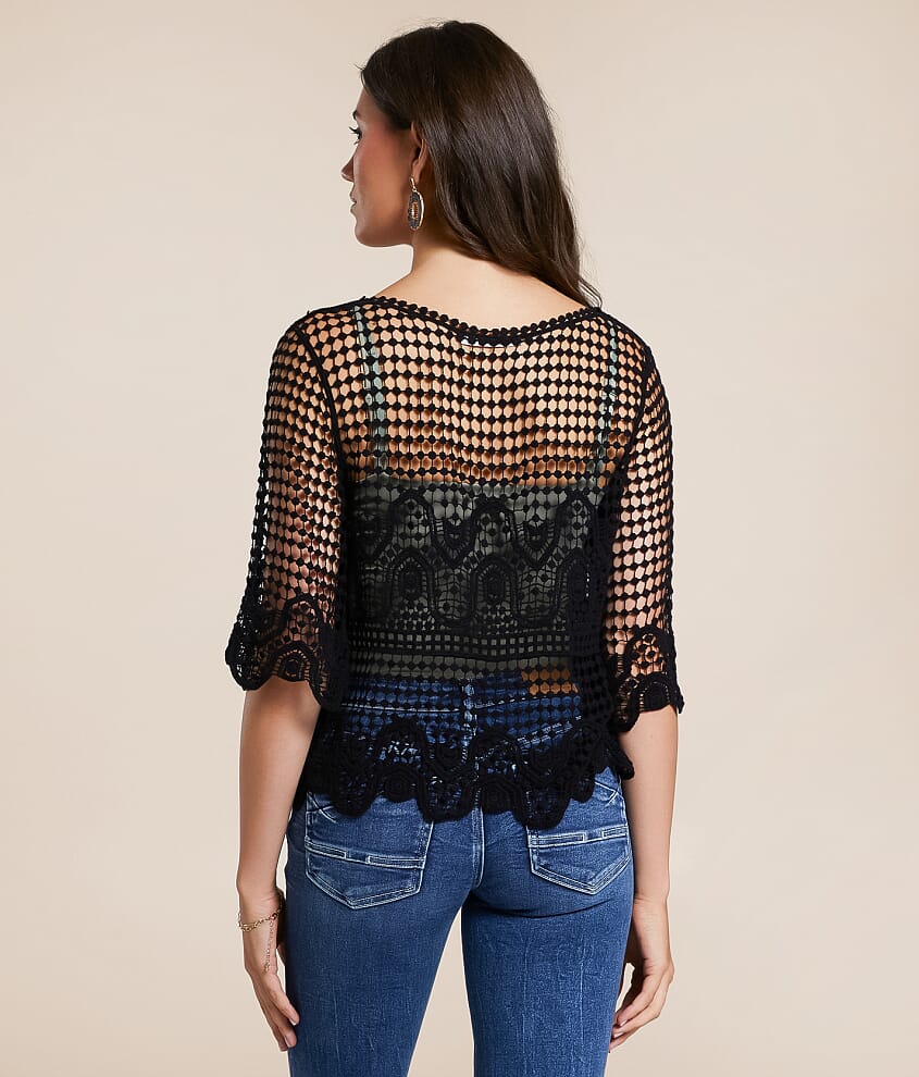 Boxy Crochet Top - thumbnail 3