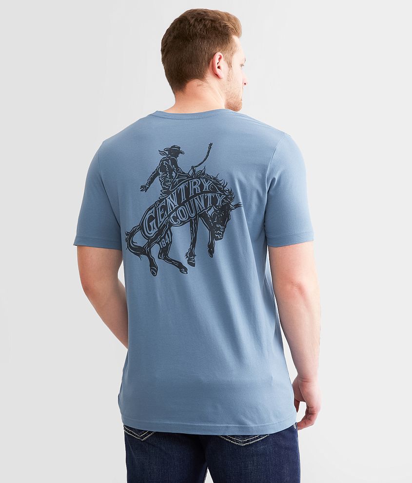 Gentry County Woodcut Rodeo T-Shirt