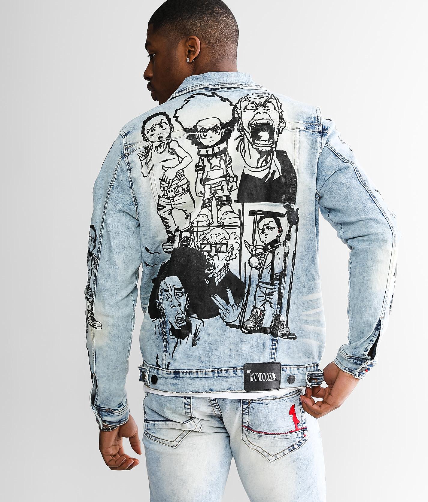 buckle jean jacket