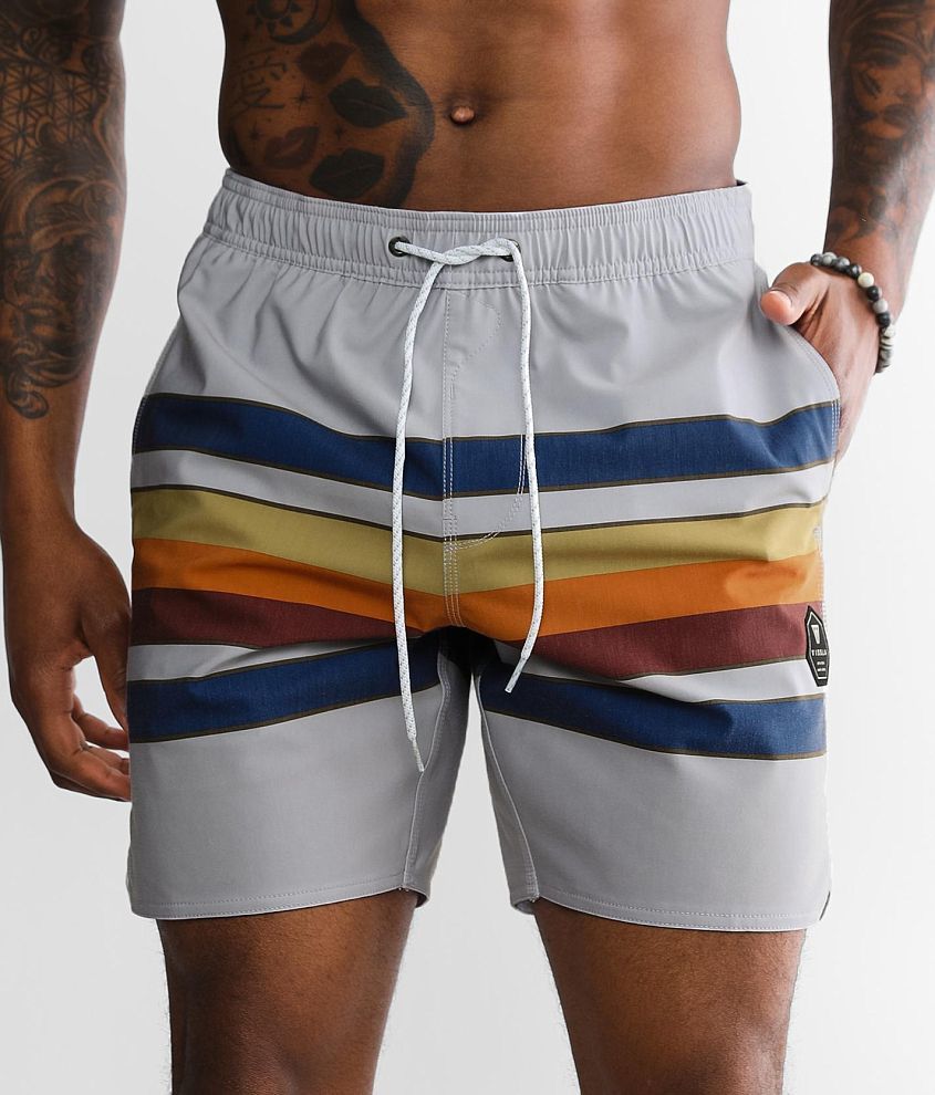 Vissla Fist Bump Stretch Swim Trunks front view