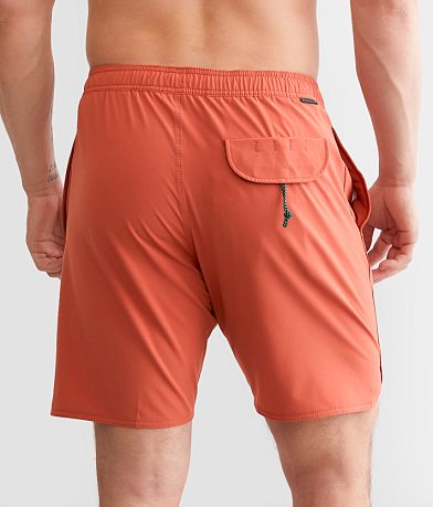 Vissla Solid Sets Stretch Swim Trunks BACK