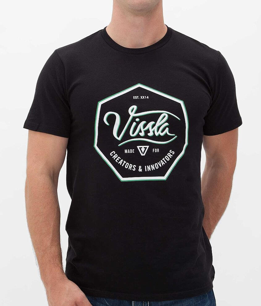 Vissla Flowsep T-Shirt - Men's T-Shirts in Black | Buckle