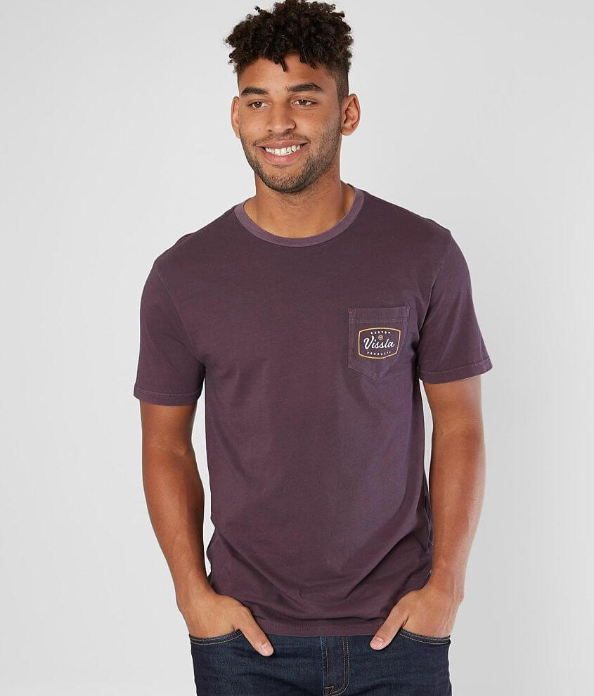 Vissla Rodeo TShirt Men's TShirts in Burgundy Buckle