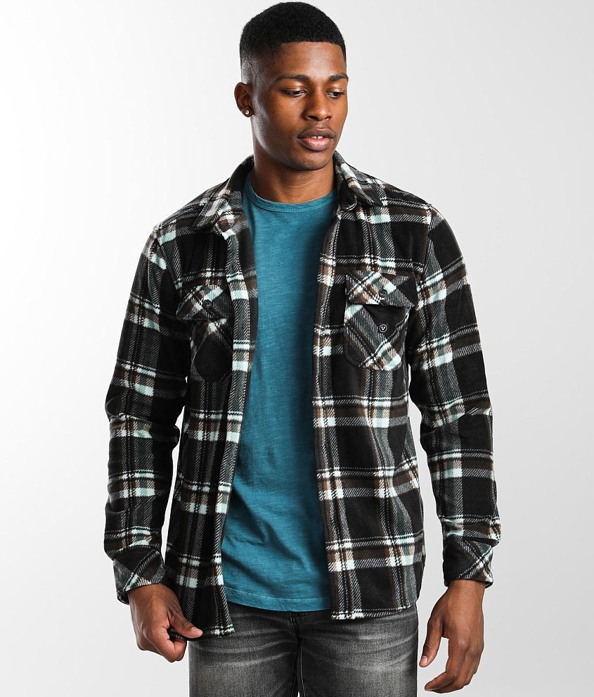 Vissla Cozy Polar Flannel Shirt front view