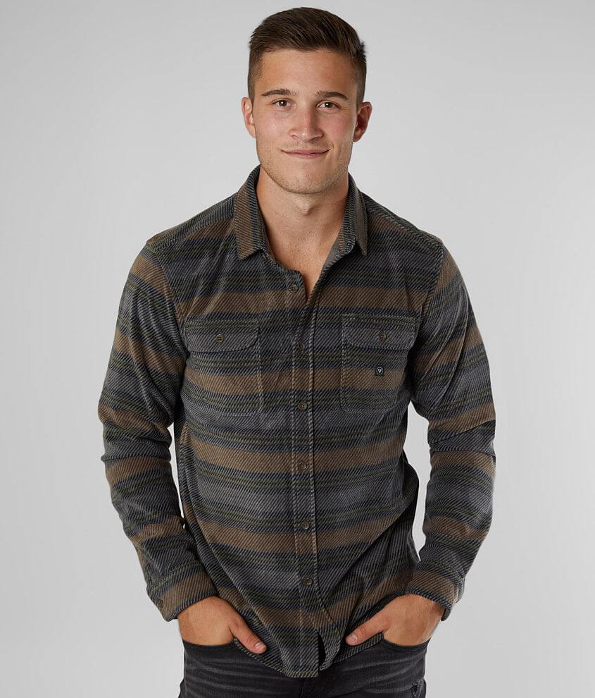 Vissla Fade Out Flannel Shirt front view