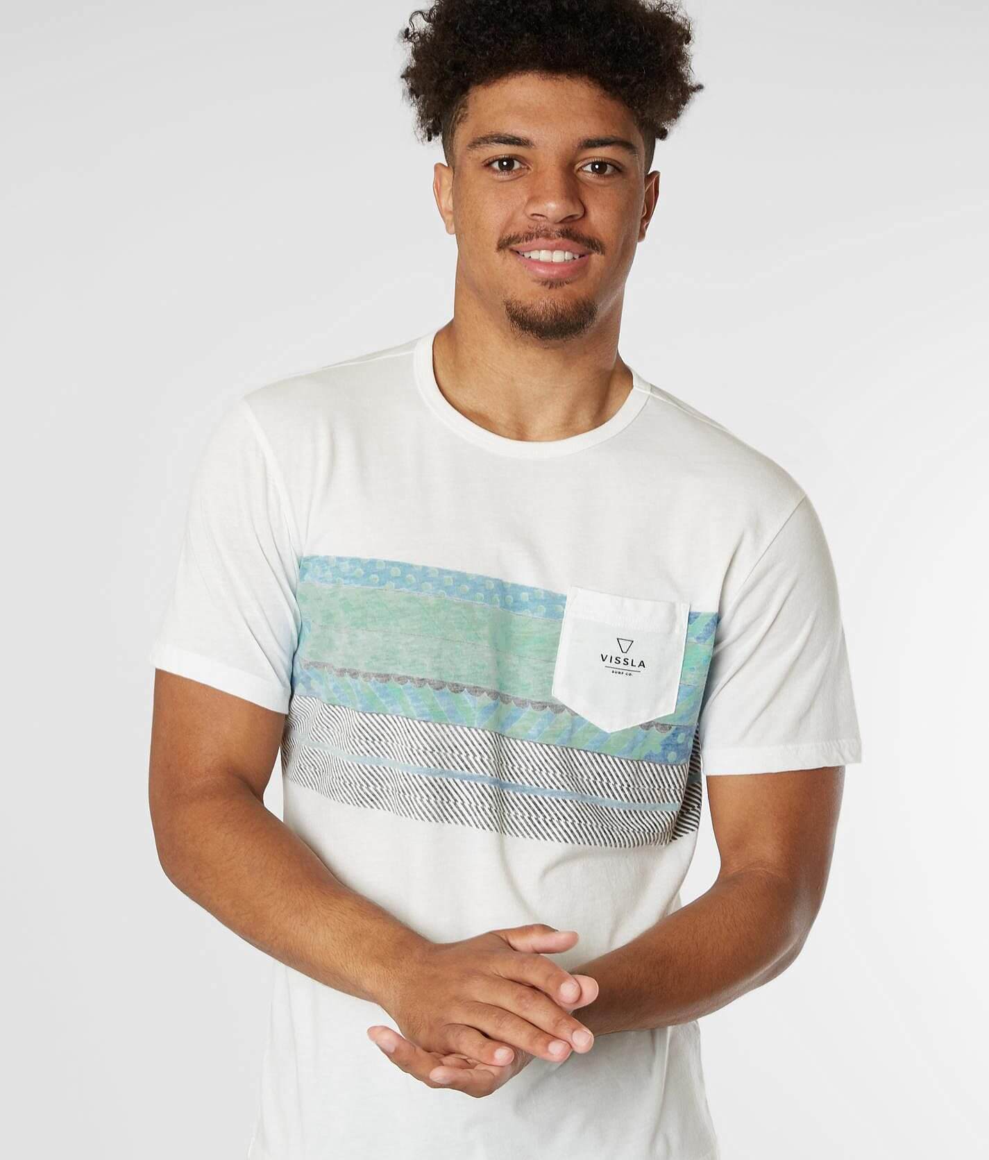 [NF]25SS★SIDE BUCKLE RIBBED TEE Nova Industries Ribbed T-Shirt - Men's T-Shirts in Tobacco