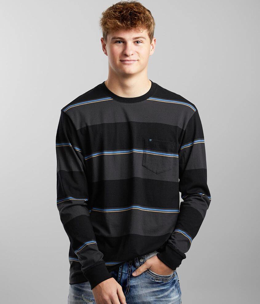 Vissla Reducer Striped T-Shirt front view