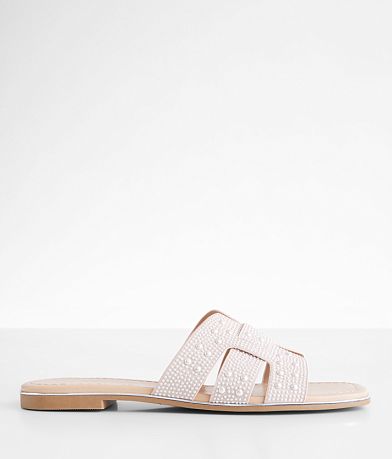 London Rag Faux Pearl Sandal front view
