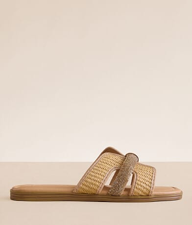 Muse & Co. Raffia Glitz Sandal front view