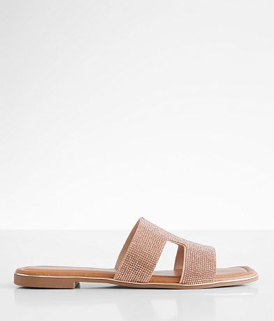 London Rag Glitz Rhinestone Sandal front view