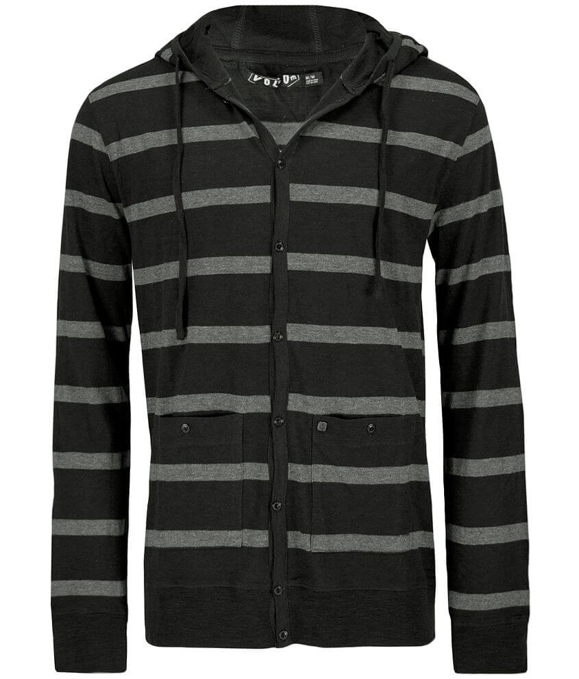 Volcom Exceed Hooded Cardigan front view