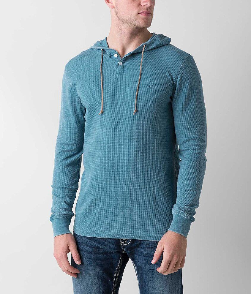Volcom Murphy Thermal Henley Hoodie front view