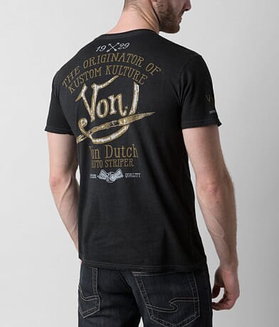 Von Dutch Auto Striper T-Shirt BACK