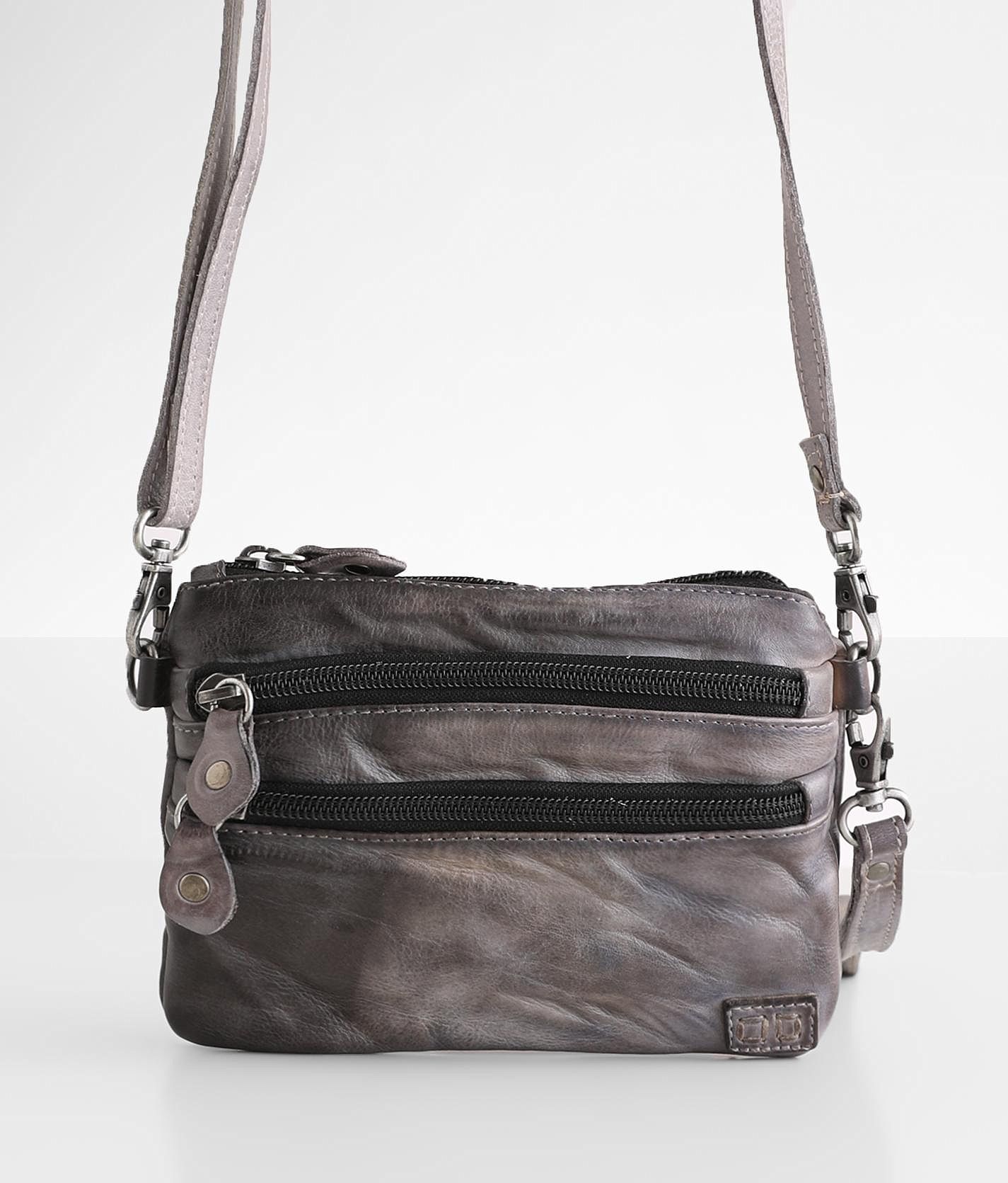 BED|STU Small Genuine Leather Crossbody Bag Purse ENCASE Black Lux