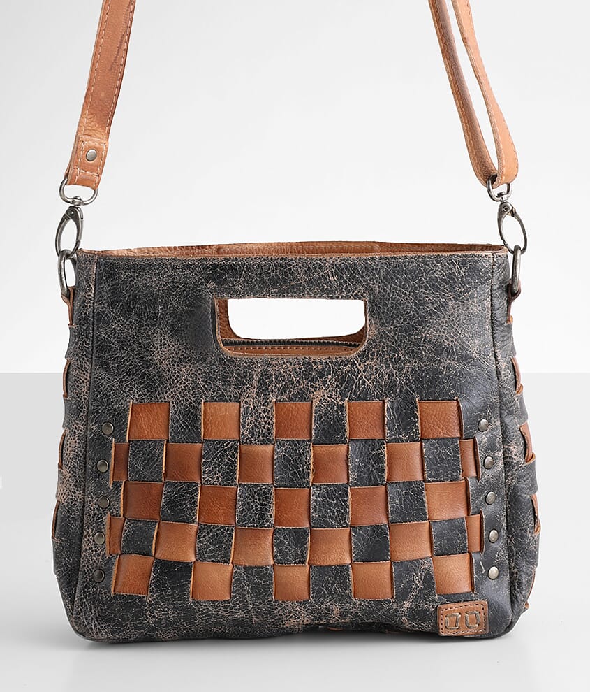 Orchid Woven Leather Purse