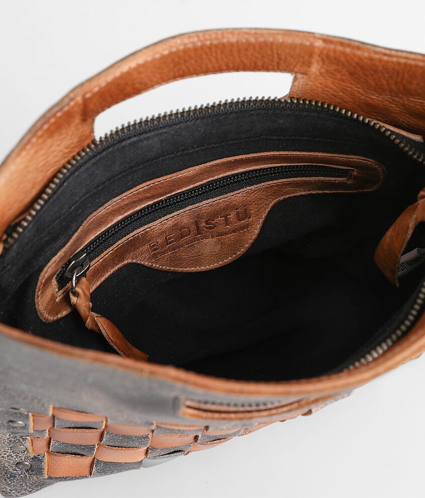 Orchid Woven Leather Purse